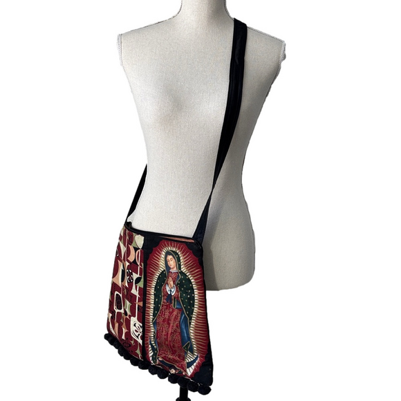 Bolsa Bonita Our Lady of Guadalupe Crossbody Purse Handmade - Picture 12 of 12